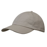 6 Panel Washed Chino Twill Baseball Cap