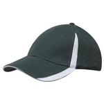 Brushed Heavy Cotton 6 Panel Inserts Baseball Cap