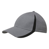 Brushed Heavy Cotton 6 Panel Inserts Baseball Cap