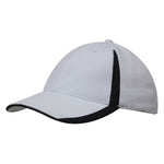 Brushed Heavy Cotton 6 Panel Inserts Baseball Cap