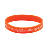 Screen Printed Silicone Wristband