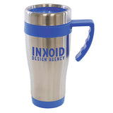 Colour Trim Stainless Steel Travel Mug