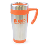 Colour Trim Stainless Steel Travel Mug