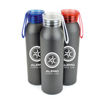 Black Aluminium Sports Bottle 650ml