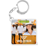 Spirit Level Tape Measure Key Ring - Full Colour