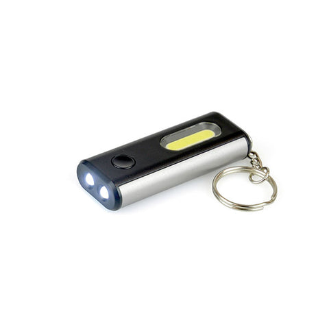 Aluminium COB LED Torch Key Ring