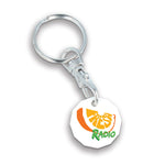 Plastic Trolley Coin Key Ring