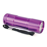 Metal 9 LED Torch