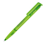 senator Super Hit Clear Plastic Ballpen with Soft Grip