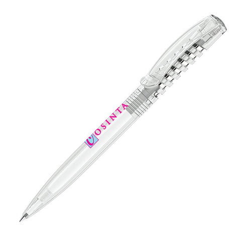 senator New Spring Clear Plastic Ballpen