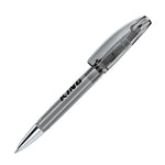 senator Bridge Clear Plastic Ballpen with Metal Tip